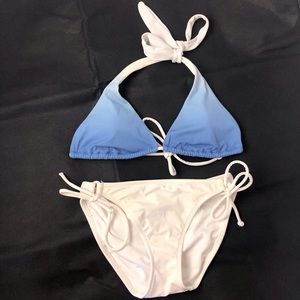 Victoria’s Secret swimsuit blue & white bikini